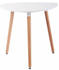 CLP Tisch Abenra 80cm Natura weiß (202777702)