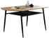 SalesFever Esstisch 180x90cm natur Metall schwarz 180x90x76 cm (396216)