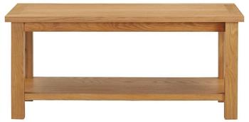 vidaXL Couchtisch 90x45x40 cm Eiche Massivholz (289194)