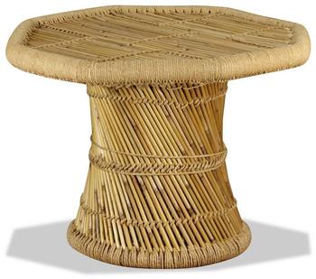 vidaXL Couchtisch Bambus Achteckig 60x60x45 cm (244219)