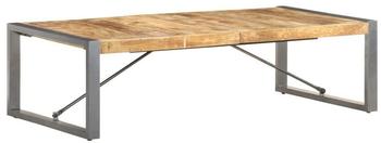 vidaXL Couchtisch 140x70x40 cm Raues Mangoholz (321587)