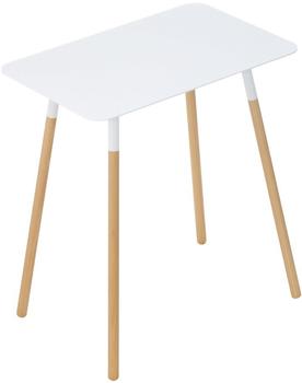 YAMAZAKI Sofatisch Nachttisch 45x30cm Metallplatte weiß 03507 (3507)