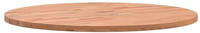 vidaXL Tischplatte &Oslash;50x1,5 cm Rund Massivholz Buche