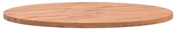 vidaXL Tischplatte &Oslash;50x1,5 cm Rund Massivholz Buche
