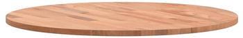 vidaXL Tischplatte Ø60x1,5 cm Rund Massivholz Buche