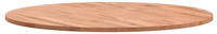vidaXL Tischplatte &Oslash;70x1,5 cm Rund Massivholz Buche