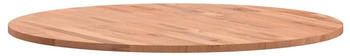 vidaXL Tischplatte Ø70x1,5 cm Rund Massivholz Buche