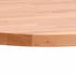 vidaXL Tischplatte Ø80x1,5 cm Rund Massivholz Buche