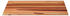 vidaXL Tischplatte Massivholz Palisander 15-16 mm 80x80 cm