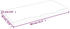 vidaXL Tischplatte Hellbraun 80x40x2 cm Massivholz Eiche Behandelt