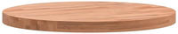 vidaXL Tischplatte &Oslash;40x2,5 cm Rund Massivholz Buche