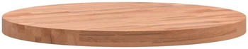 vidaXL Tischplatte Ø40x2,5 cm Rund Massivholz Buche