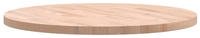 vidaXL Tischplatte &Oslash;60x2,5 cm Rund Massivholz Buche