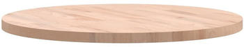 vidaXL Tischplatte Ø60x2,5 cm Rund Massivholz Buche
