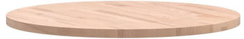 vidaXL Tischplatte &Oslash;70x2,5 cm Rund Massivholz Buche