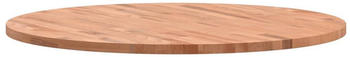 vidaXL Tischplatte &Oslash;90x2,5 cm Rund Massivholz Buche