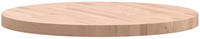 vidaXL Tischplatte &Oslash;70x4 cm Rund Massivholz Buche