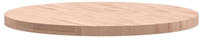 Tischplatte &Oslash;80x4 Cm Rund Massivholz Buche Vidaxl