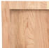 vidaXL Tischplatte 60x60x4 cm Massivholz Eiche Behandelt Baumkante