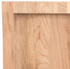vidaXL Tischplatte 60x60x4 cm Massivholz Eiche Behandelt Baumkante