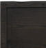 vidaXL Tischplatte 80x60x4 cm Massivholz Eiche Behandelt Baumkante