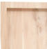 vidaXL Tischplatte 100x60x4 cm Massivholz Eiche Unbehandelt