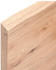 vidaXL Tischplatte Hellbraun 100x60x4 cm Massivholz Eiche Behandelt