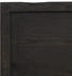 vidaXL Tischplatte Dunkelgrau 160x50x4 cm Eichenholz mit Baumkante