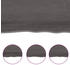 vidaXL Tischplatte Dunkelgrau 160x60x4 cm Massivholz Eiche Behandelt