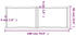 vidaXL Tischplatte Dunkelgrau 180x60x4 cm Eichenholz mit Baumkante