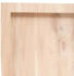 vidaXL Tischplatte 60x60x6 cm Massivholz Eiche Unbehandelt