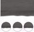 vidaXL Tischplatte Dunkelgrau 180x60x6 cm Massivholz Eiche Behandelt