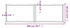 vidaXL Tischplatte Dunkelgrau 200x60x6 cm Eichenholz mit Baumkante