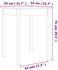 vidaXL Esstisch Wachsbraun 55x55x75 cm Massivholz Kiefer