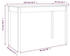 vidaXL Esstisch Wachsbraun 110x55x75 cm Massivholz Kiefer
