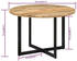 vidaXL Esstisch 110x75 cm Massivholz Mango