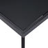vidaXL Esstisch Schwarz 140 x 70 x 75 cm Hartglas