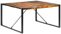 vidaXL Esstisch 140x140x75 cm Massivholz