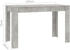 vidaXL Esstisch Betongrau 120x60x76 cm Holzwerkstoff