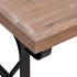 vidaXL Esstisch 110x65x82 cm Massivholz Tanne und Eisen