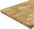 vidaXL Tischplatte Eichenholz Massiv Rechteckig 44 mm 100 x 60 cm