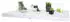 Mendler MCW-H48 Wandklapptisch Wandregal klappbar Massiv-Holz 100x50cm shabby weiß