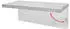 Mendler MCW-H48 Wandklapptisch Wandregal klappbar Massiv-Holz 100x50cm shabby weiß