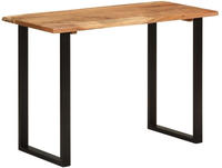 vidaXL Esstisch 110x50x76 cm Massivholz Akazie