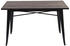 Mendler Esszimmertisch MCW-H10a, Tisch Bistrotisch, Metall Ulme Holz Industrial Gastronomie MVG schwarz-braun 120x60cm