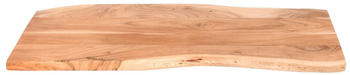 sam Tischplatte Baumkante Akazie Natur 100 x 40 cm CURTIS Akazie Natur