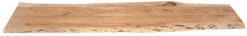sam Tischplatte Baumkante Akazie Natur 160 x 40 cm CURTIS Akazie Natur
