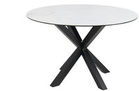 ACTONA GROUP Esstisch "Heaven, runde Tischplatte aus Keramik o. Glas & belastbar bis