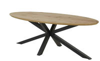 Heaven Esstisch 100x220cm Wild Eiche Dekor.