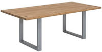 SIT Esstisch "Tops&Tables" mit Tischplatte aus Wildeiche, mit Baumkante wie